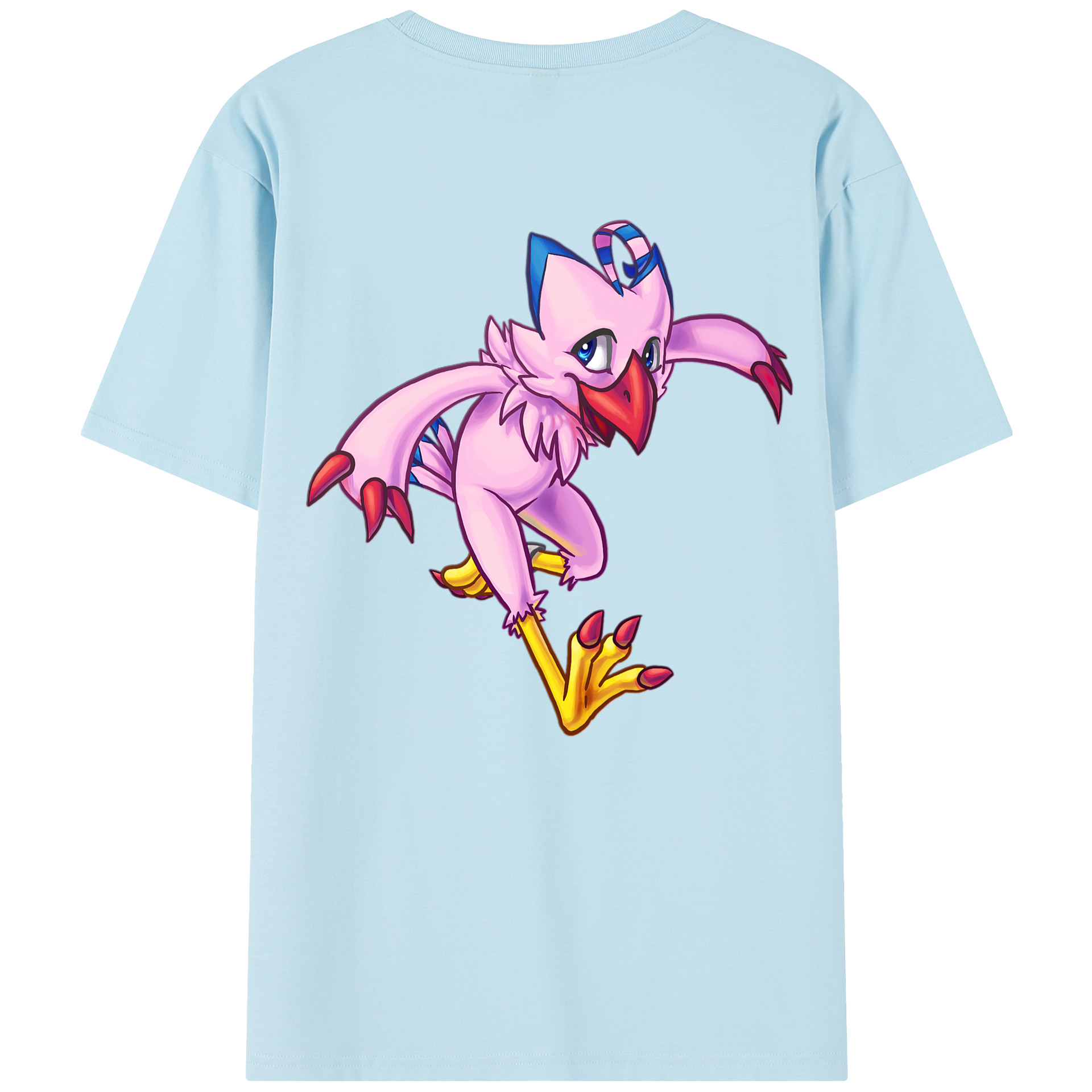 （画像用） Digimon デジタルモンスター/デジモン 綿100％半袖Tシャツ（背面プリント）
